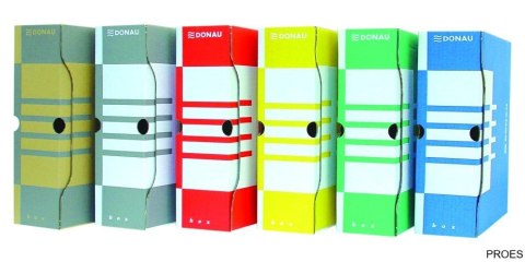 Pudło archiwizacyjne 7661201PL-11 żółte 766001 7661301 100mm DONAU