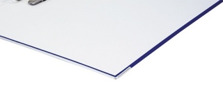 Segregator OFFICE PRODUCTS Officer z szyną, PP, A4/75mm, granatowy, 21011221-03