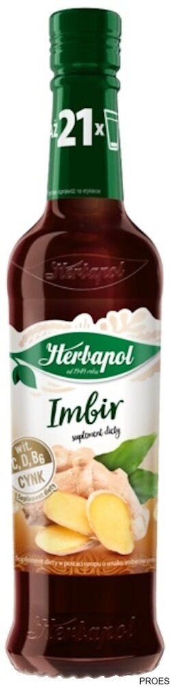 Syrop HERBAPOL Imbir 420ml