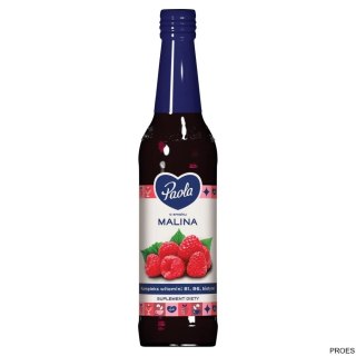 Syrop PAOLA malina suplement diety 430ml