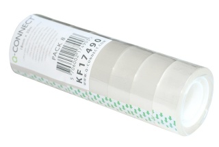Taśma biurowa Q-CONNECT, 18mm, 20m, 8szt., KF17490