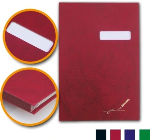 Teczka do podpisu 16k okienko czarna 1822242 BARBARA