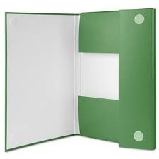 Teczka z rzepem OFFICE PRODUCTS, PP, A4/4cm, 3-skrz., zielona, 21187411-02