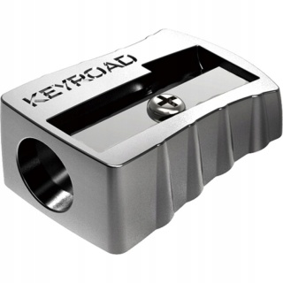 Temperówka KEYROAD Metal, aluminiowa, pojedyncza, KR971682