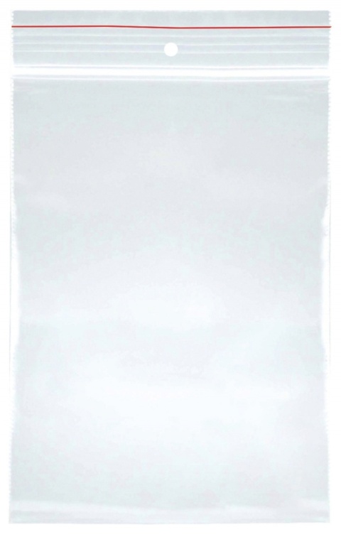 Torebka strunowa OFFICE PRODUCTS, LDPE, 80x120mm, 100szt., transparentna, 15072215-90