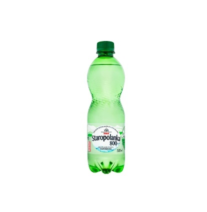 Woda STAROPOLANKA 0,5L gazowana zgrzewka 12szt. KAUCJA