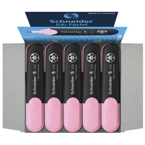 Zakreślacz SCHNEIDER Job Pastel, 1-5mm, jasnoróżowy, SR1529