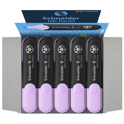 Zakreślacz SCHNEIDER Job Pastel, 1-5mm, lawendowy, SR1528