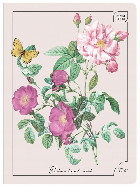 Zeszyt A5 96k 70g kratka UV mix INTERDRUK