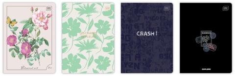 Zeszyt A5 96k 70g kratka UV mix INTERDRUK