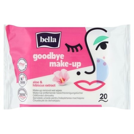 BELLA Chusteczki nawilżane goodbye make-up 20szt