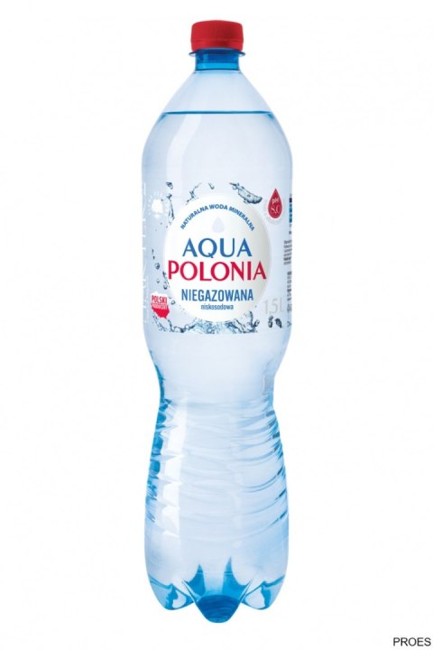 BEZ KAUCJI Woda AQUA POLONIA niegazowana 1.5L zgrzewka 6 szt.