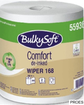 BulkySoft Comfort de-inked EKOLOGICZNE czyściwo papierowe 2w. 168m, 800 odcinków 55936