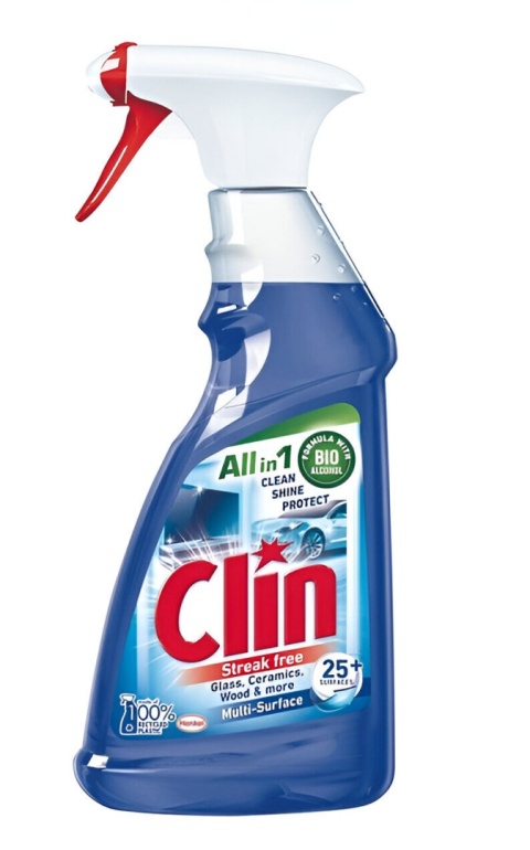 CLIN Płyn do mycia szyb, Multifrace, pompka, 500ml, 66484
