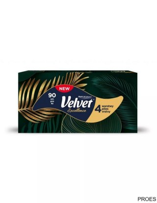 Chusteczki VELVET Excellent 4warstwy (90szt)