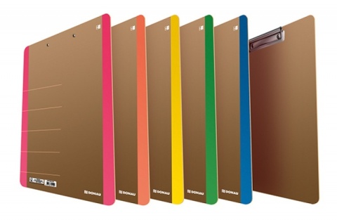 Clipboard DONAU Life, karton, A4, z klipsem, różowy, 2710001FSC-30