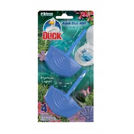 DUCK Zawieszka do WC 2x36ml AQUA BLUE 4w1 55284