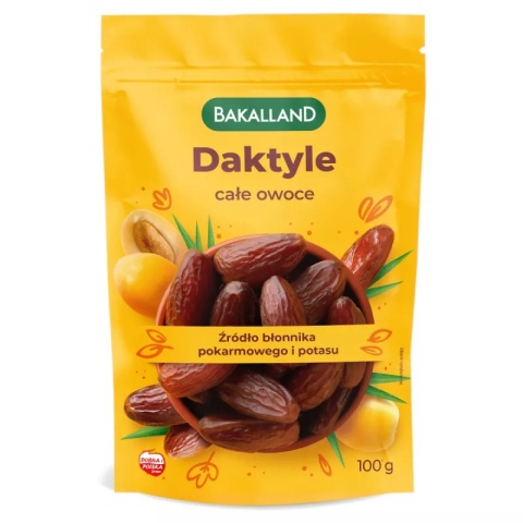 Daktyle suszone bez pestek 100g BAKALLAND