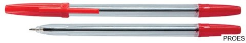 Długopis OFFICE PRODUCTS, 1,0mm, czerwony, 17015211-04