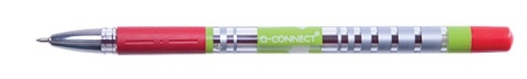 Długopis Q-CONNECT Q-Gel Slick 0,5mm, czerwony KF14480