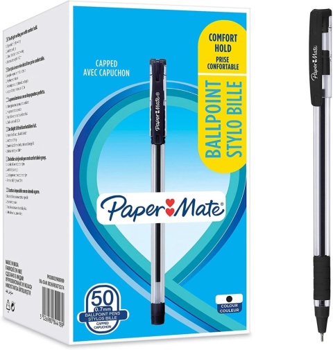 Długopis ze skuwką BRITE czarny PAPER MATE 2084418