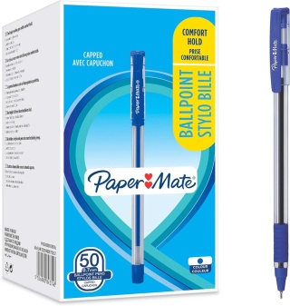 Długopis ze skuwką BRITE niebieski PAPER MATE 2084374