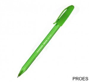 Długopis_ze skuwką Paper Mate 045 fine (0,7 mm) zielony 2084420