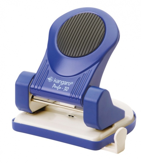 Dziurkacz KANGARO Perfo 30, dziurkuje do 30 kartek, niebieski, KA30-01