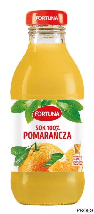 FORTUNA POMARAŃCZOWY 300ml butelka szkło
