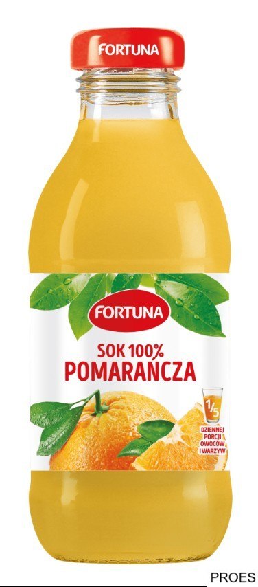 FORTUNA POMARAŃCZOWY 300ml butelka szkło