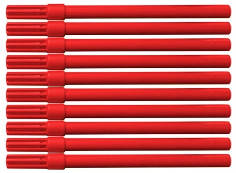 Flamaster biurowy OFFICE PRODUCTS, 10szt., czerwony, 17261112-04