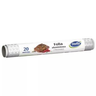 Folia aluminiowa z tłoczeniem 20m FO210/20 STELLA