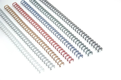 Grzbiet druciane 8mm niebieski (100) 5/16 skok 3:1 ARGO 424083