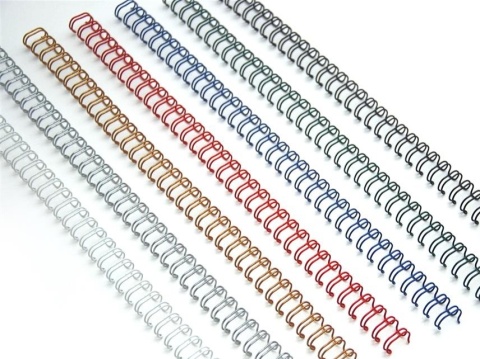 Grzbiet druciane 9,5mm niebieski (100) 3/8 skok 3:1 ARGO 424093