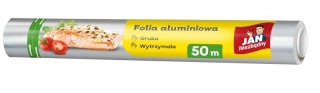 JAN NIEZBĘDNY Folia aluminiowa, 50m, 232591