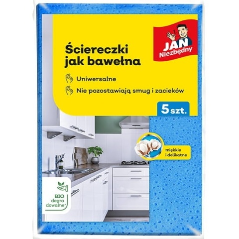 JAN NIEZBĘDNY Ściereczki jak bawełna, 5 szt., 267708