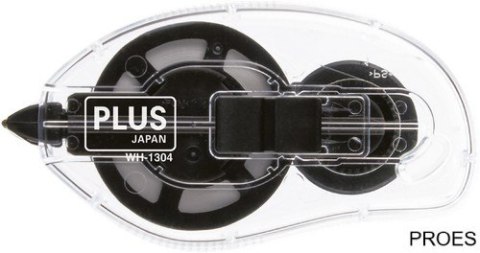 Korektor w taśmie DS wh-1304, czarny 4,2 mm x 20m, 49573 PLUS