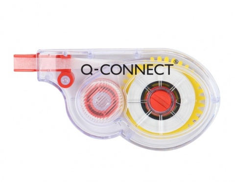 Korektor w taśmie Q-CONNECT, myszka, jednorazowy, 5mmx8m, zawieszka, KF01593