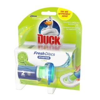 Kostka do WC DUCK FRESH 2xDISCS LIME - żelowe krążki *66169