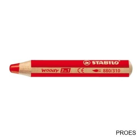 Kredka WOODY czerwona 880/310
