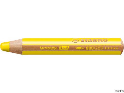 Kredka WOODY żółta 880/205 STABILO