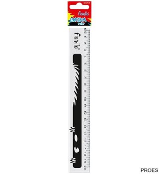 Linijka plastikowa 20cm GR-896E przezroczysta FIORELLO 130-1913