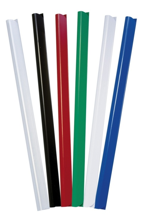 Listwa zaciskająca DONAU, PVC, A4, 6mm, do 60 kartek, transparentna, 7895001PL-00