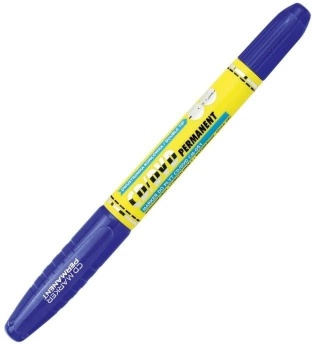 Marker CD CM-501 dwustronny niebieski 160-2273 GRAND