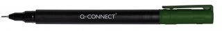 Marker do płyt CD/DVD Q-CONNECT, S, 0,4mm (linia), zielony, KF13320