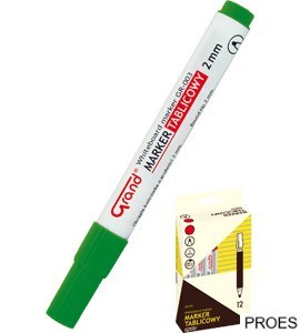Marker tablicowy GR-003 okrągła końcówka zielony GRAND 160-1311