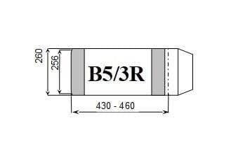 Okładka książkowa B5/3R regulowana wys.wew.255mm (25) D&D