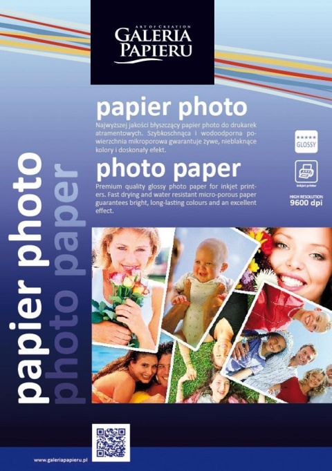 Papier A4/170g PHOTO gloss(20ark) 260820 GALERIA PAPIERU