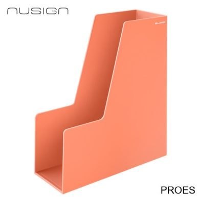 Pionowy pojemnik na dokumenty A4, Nusign ENS022, różowy ENS022-P Deli