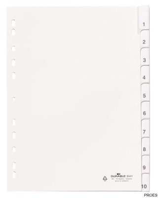 Przekładki PP A4/10 indeksów 644102